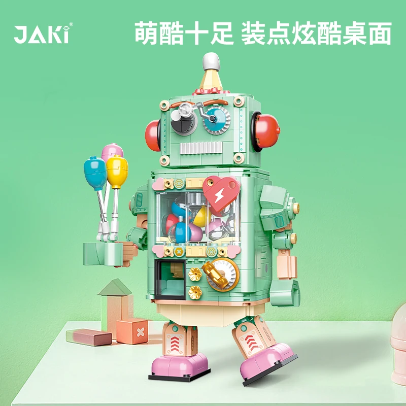 Pinlepai Jaki Building Block Twist Egg Robot Blocks Bricks Brick Arm Mechanical Technical Moc Model Kits Toys For Children