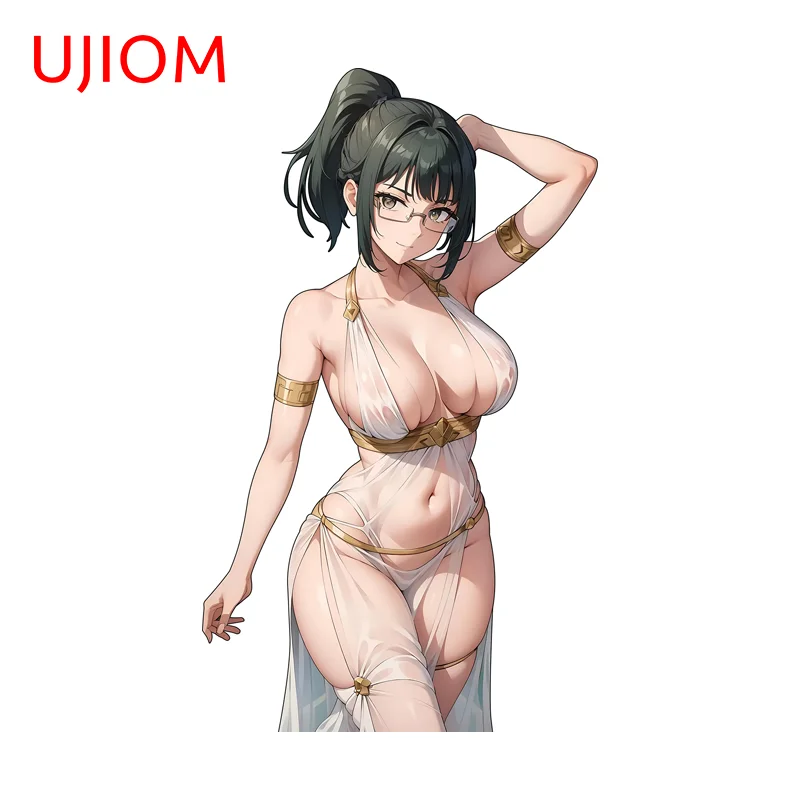 UJIOM Maki Zenin Seductive Chest Wall Sticker Enchanting Fashionable Unique Scratch Proof Decal Attractive Living Home Decor