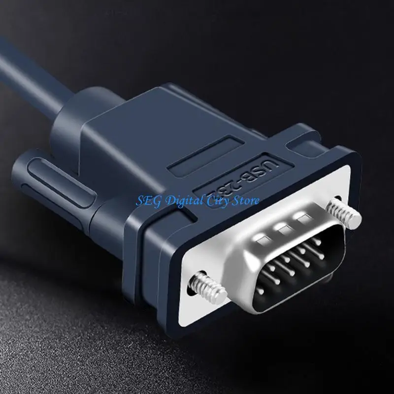 U75B JH-LINK USB to DB9 RS232 male Serial Data Cable Adapter for Windows 7 8 10 XP