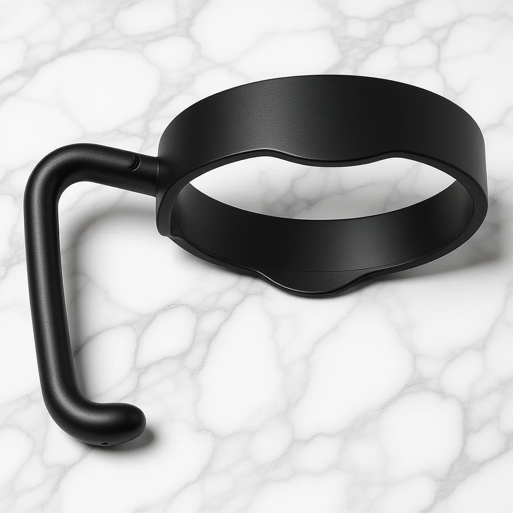 

1pcs Thermal Cup Handle Black Polypropylene Rigid Grip For 20 Oz Insulated Tumbler Mug Replacement Fit Most Vacuum Cups Travel