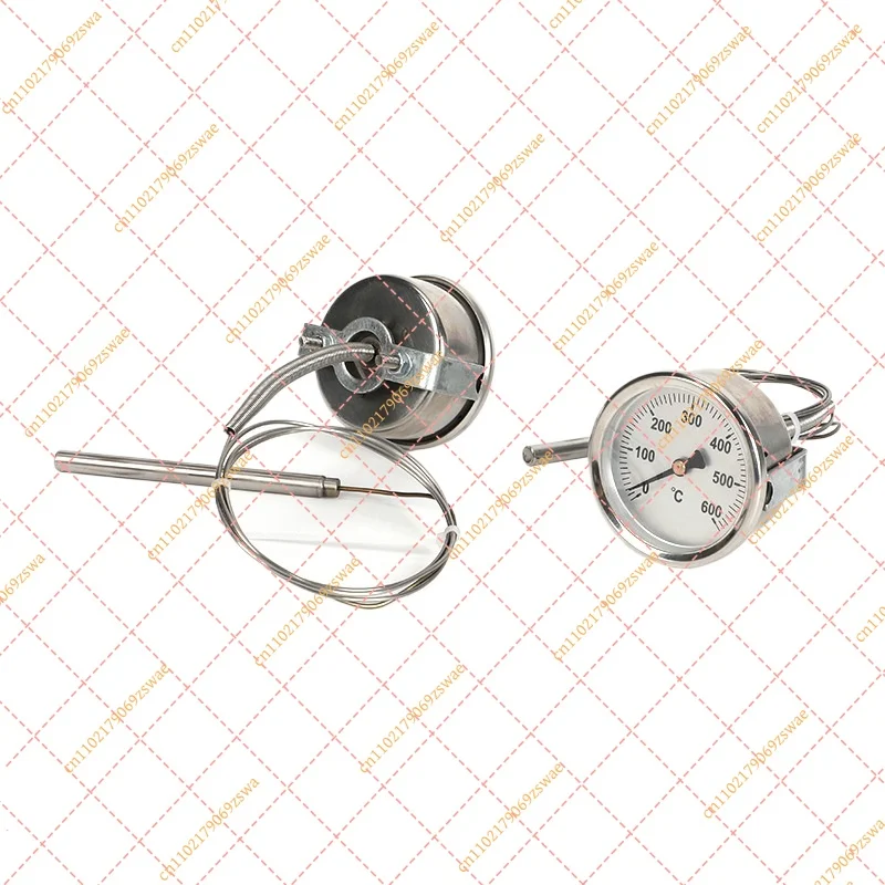 500°C Stainless Steel Pizza Oven Thermometer, High-Temp Dial Kiln Thermometer 4