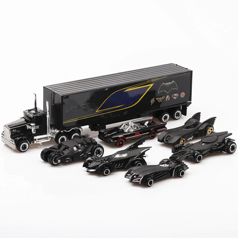 

7pcs/Set bat diecast Metal Cars 1:64 Alloy Cars Truck Model Classic Cars Toy Vehicles Christmas Gift kids toys Cars