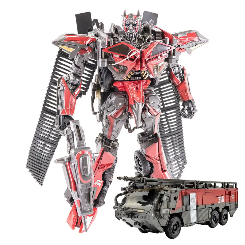 

BAIWEI TW1024 Transformation 3 Autobots 18cm fire engine Sentinel Prime Action Figuren Transformable Robot Toys