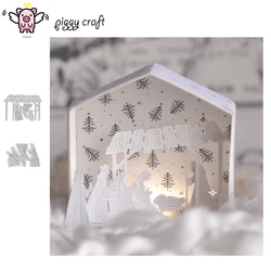 Piggy Craft metal cutting dies cut die mold Pray for birth Scrapbook paper craft knife mould blade punch stencils dies