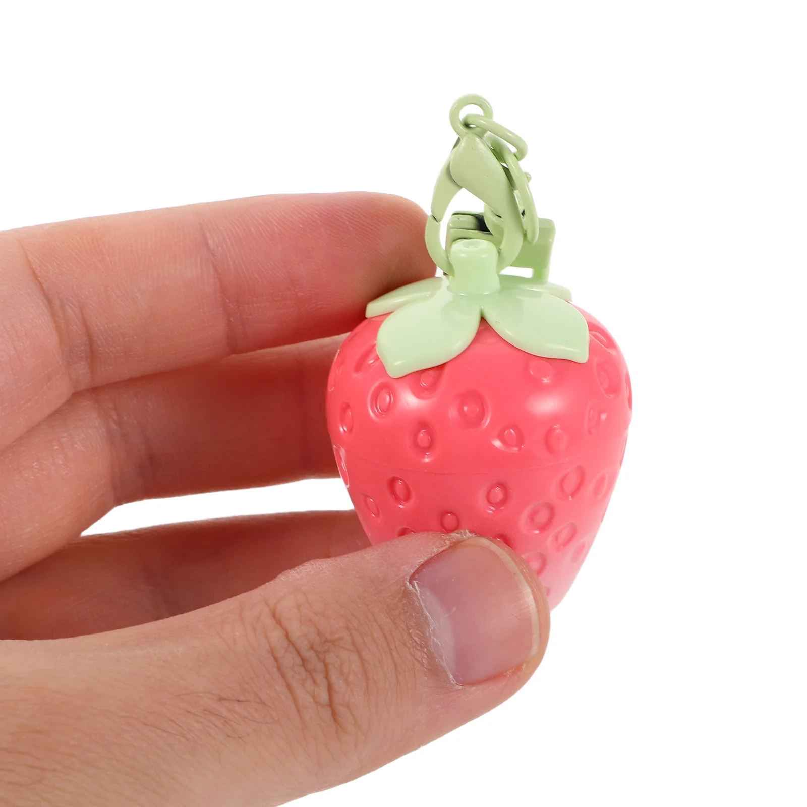 

Strawberry Lip Balm Natural Color Transformation Enhances Beauty Lightweight Design Lip Treatment Balm