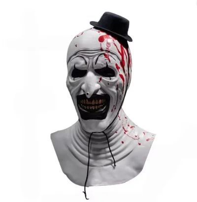 Terrifier Art The Clown Cosplay Costume Horror Ghost Clown Bloody Dress Scary Nun Halloween Carnival Stage Performance Disguise