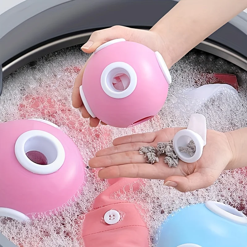 Floating Lint Catcher For Washing Machine Hair Removal Ball Filter Bag Laundry Fur Remover Easy Clean Home Washing Tool Accessor