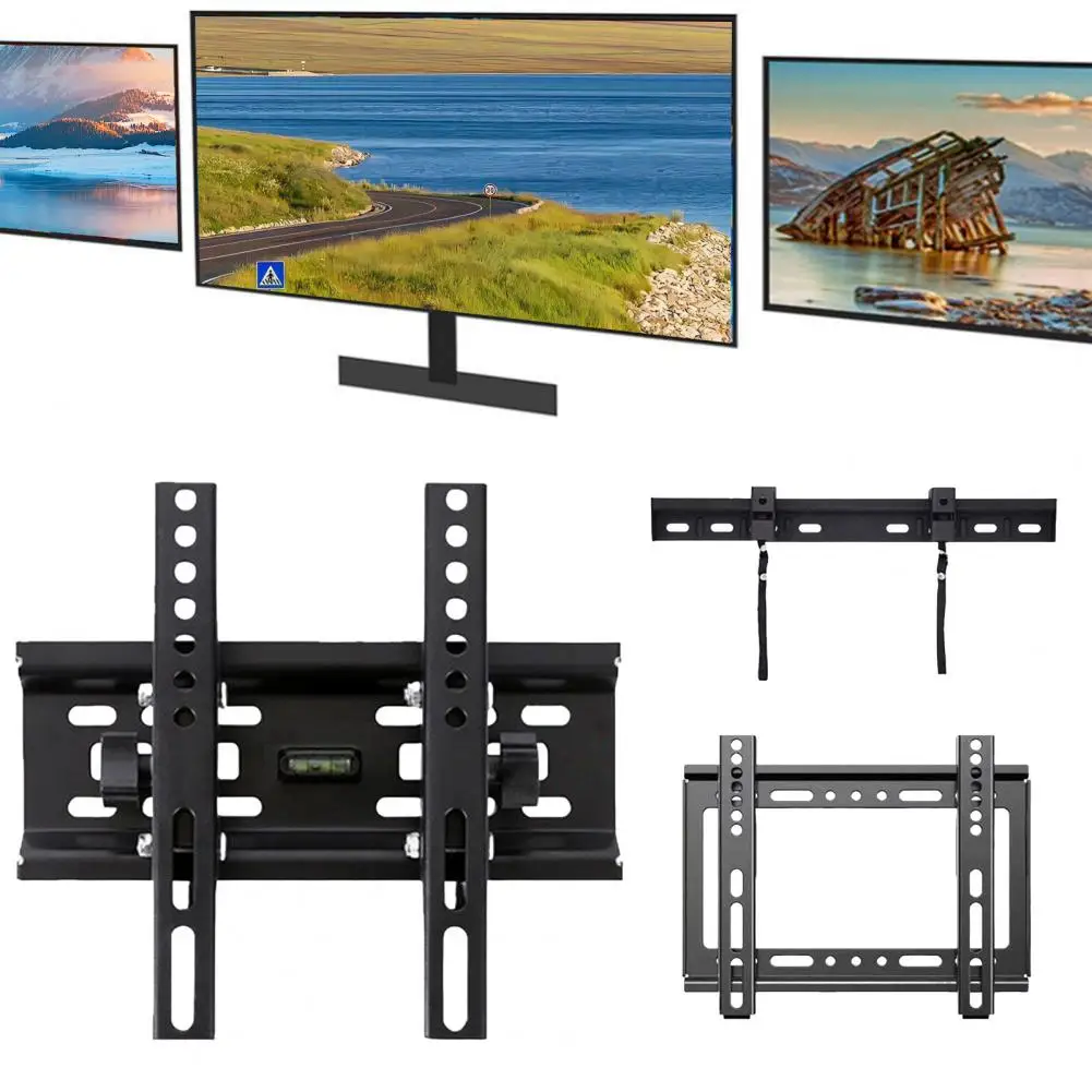 TV Wall Mount for 14-75 Inches Television Heavy Duty Cold Rolled Steel Universal Adjustable Flat Screen TVs Monitor Wall Mounted