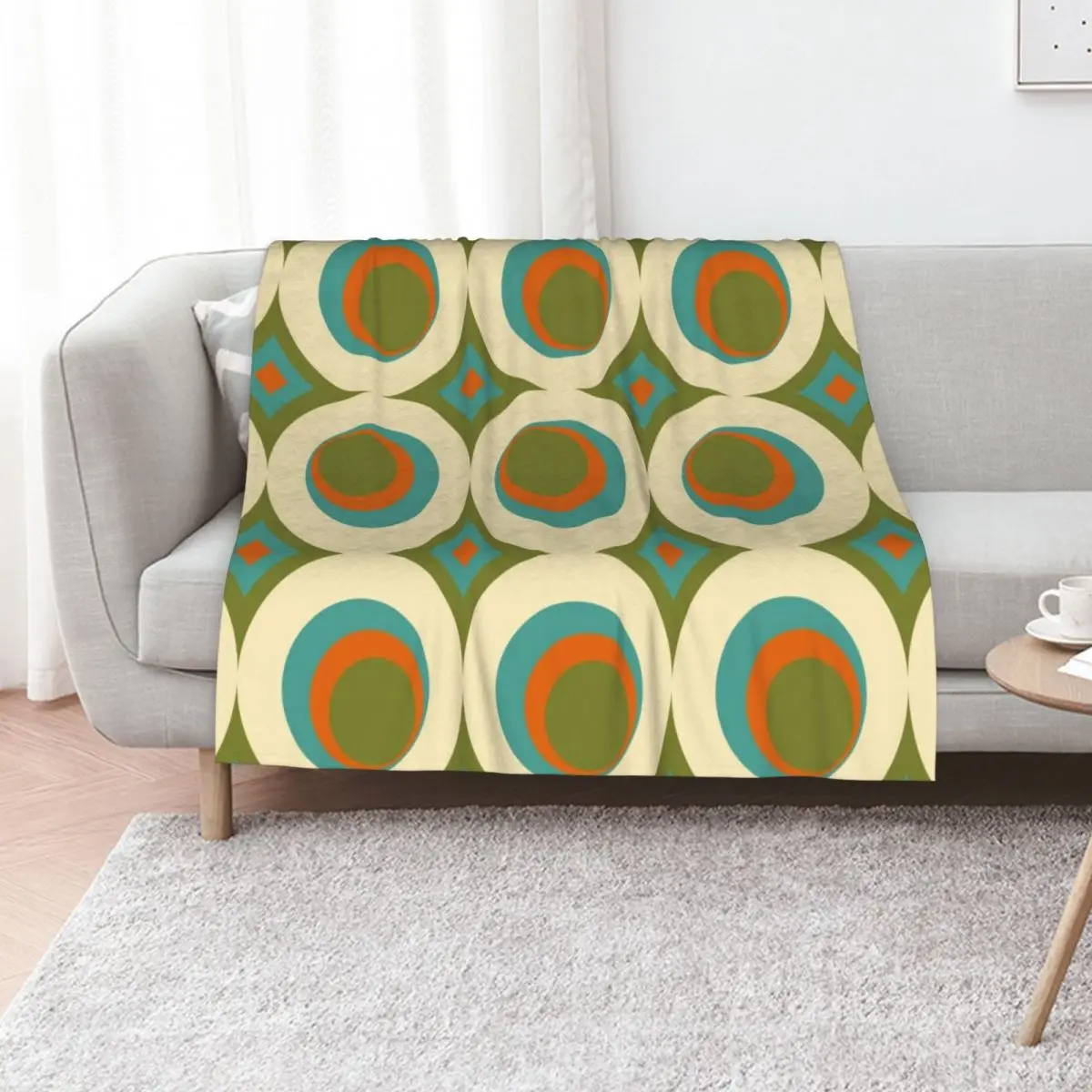 Mid-Century Modern Funk 2 Throw Blanket sofa bed For Baby Blankets For Sofas Loose Sofa Throw Custom Blankets