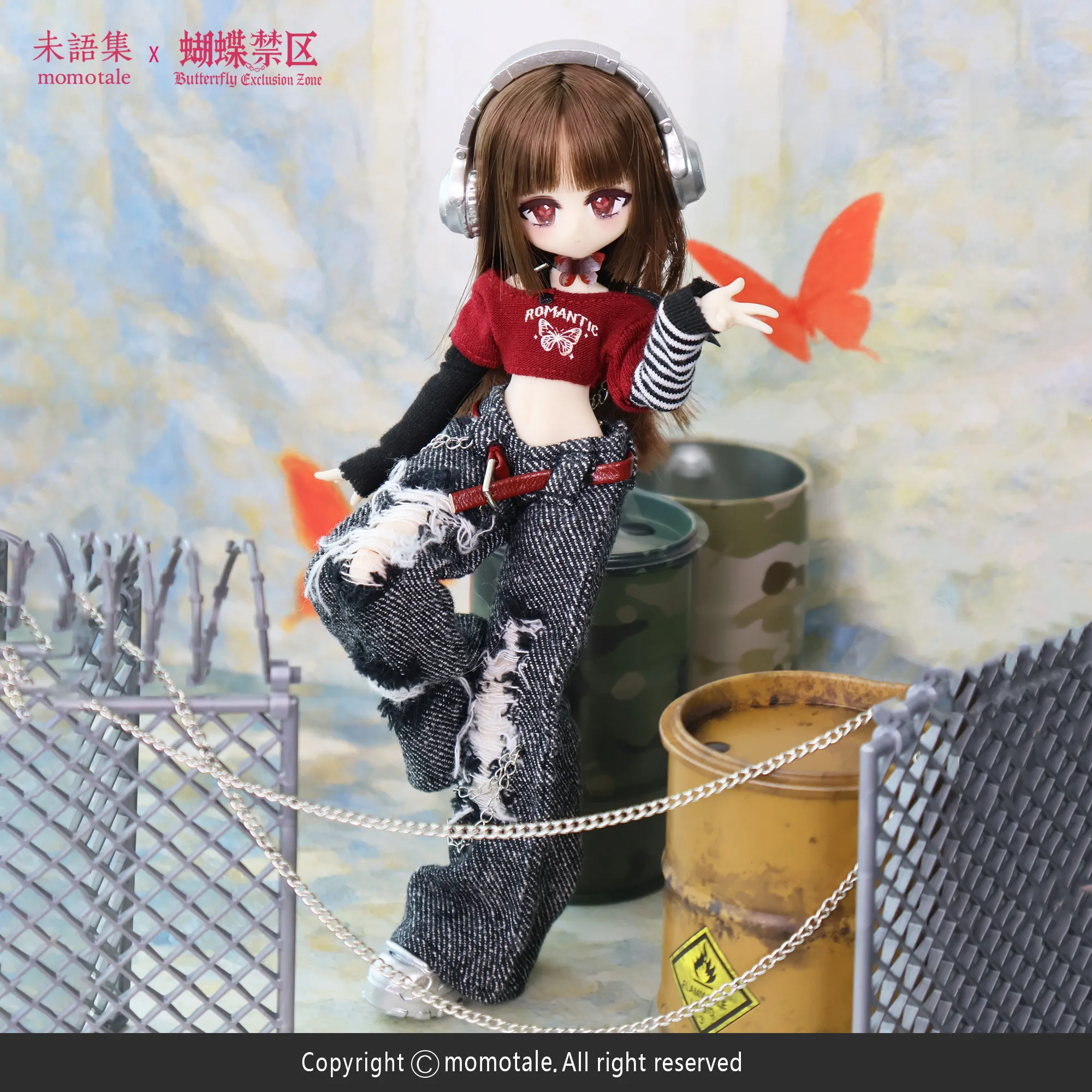 Momotale MJD Articulated Doll 8 Points Lily Of The Valley Cute Girl Collectible Action Figure Desktop Ornament Gift For Girls