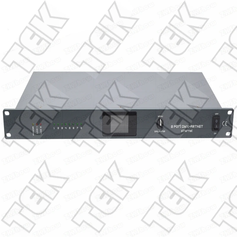 8 Port DMX-Artnet Ethernet RDM Output Port of Tiger Touch Ma Console 3Pin XLR for Stage Landscape Architectural Light Controller