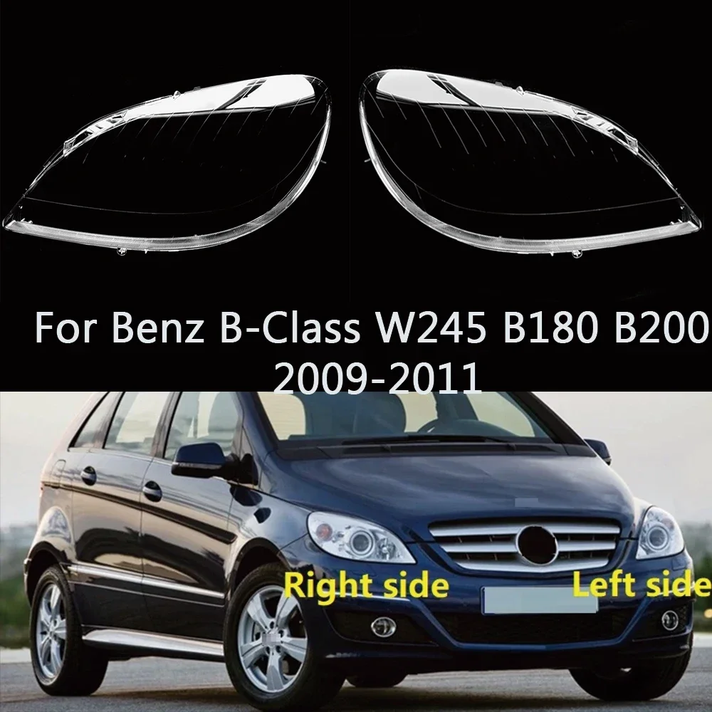 

HTTCY для Benz B-Class W245 B180 B200 2009 2010 2011, передняя автомобильная фара, крышка объектива, крышка лампы, абажур, фара