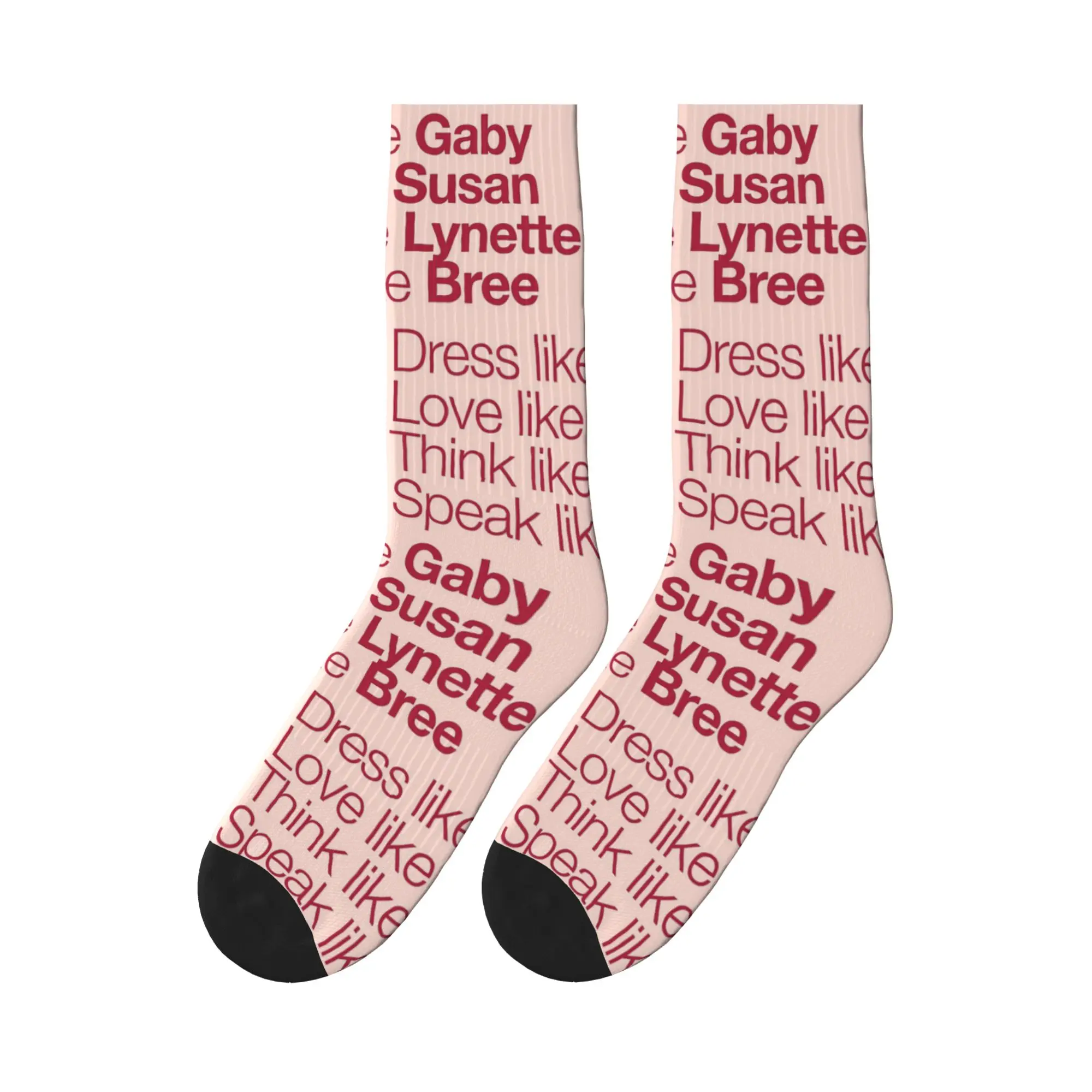 

Desperate Housewives ( Red Peach ) Sports Socks High Quality Stockings All Season Long Socks for Unisex Birthday Present