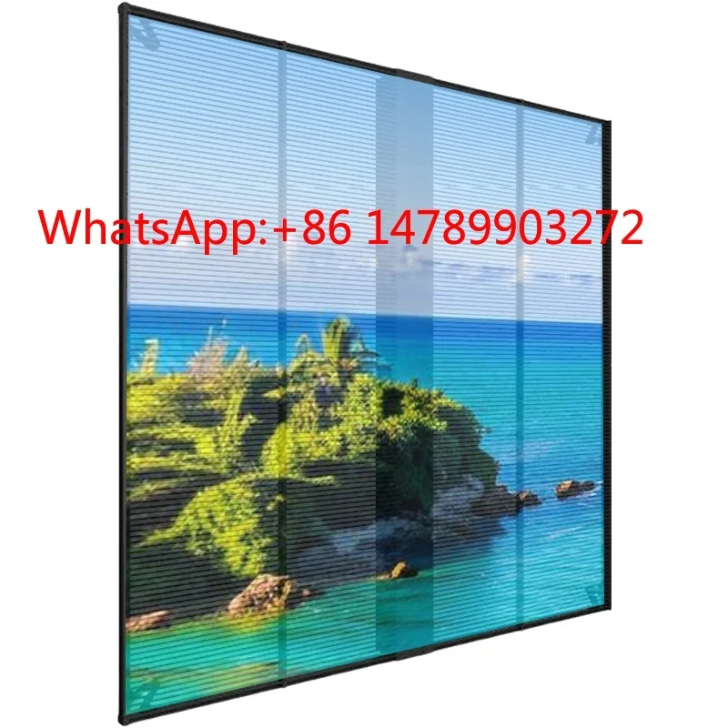 

P3.91-P7.82 High Brightness Transparent LED Screen High Permeability LED Display for Subway Station Commercial Display