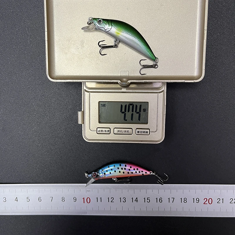 Hot Selling Trout Fishing Lures 50mm 4.5g Sinking Minnow Lure 50S Artificial Hard Bait Freshwater Fishing Twitch Bait Equipment