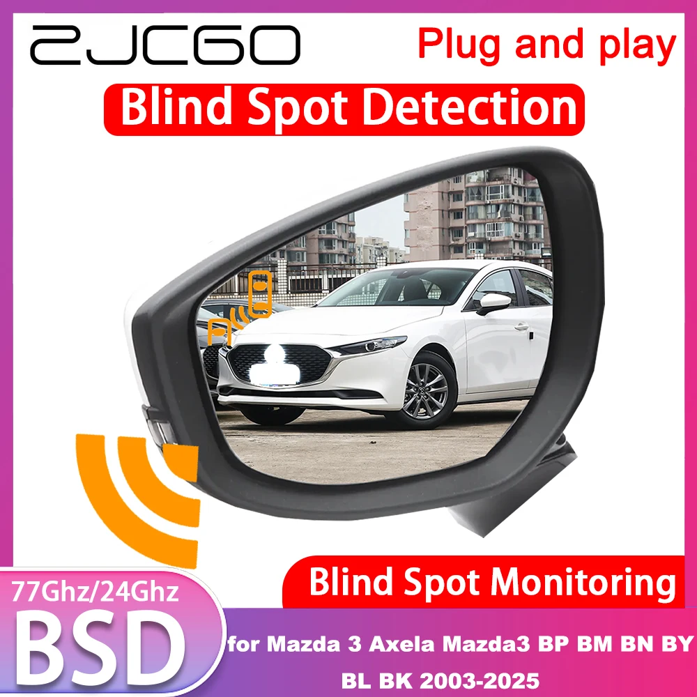 for Mazda 3 Axela Mazda3 BP BM BN BY BL BK 2003-2025 OEMBlind Spot Detection Monitoring Warning Lane Assist System 77GHz Radar