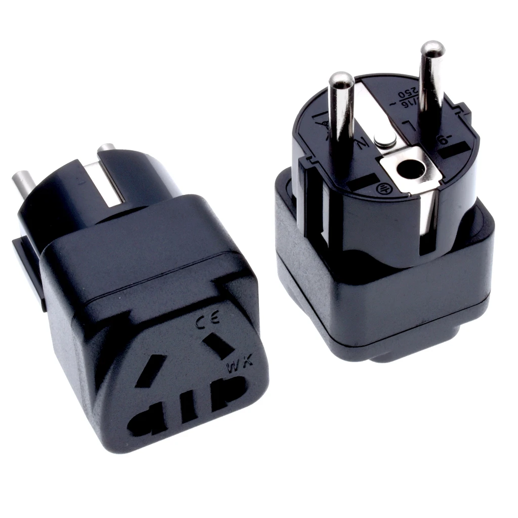 Adapter wtyczki UE CN AU Australia Typ I do typu F Gniazdo wtyczki zasilania podróżnego Europejski koreański adapter konwersji — zdjęcie 6