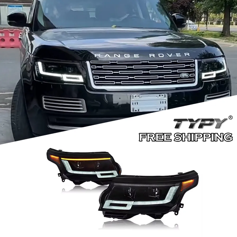 

TYPY Car Headlights Fit For Land Rover Range Headlight 2013-2022 Upgrade to NEW Dynamic Turn Signal Brake LED Headlight Assembly