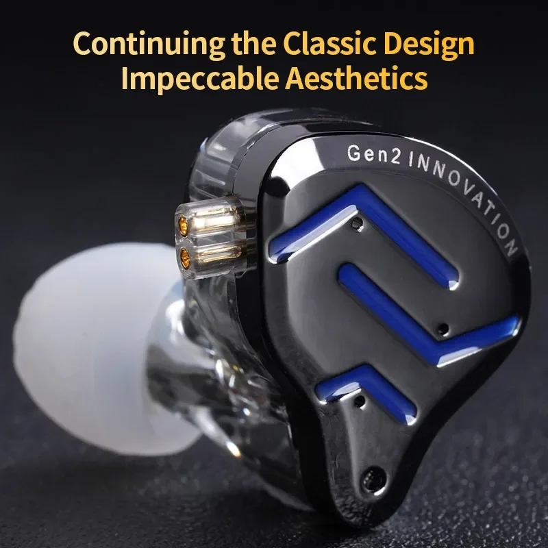 KZ ZSN PRO 2 In Ear Earphone 10mm Super-linear Dynamic Driver with Upgraded 30095 Balanced Armature HIFI Monitor Headphones
