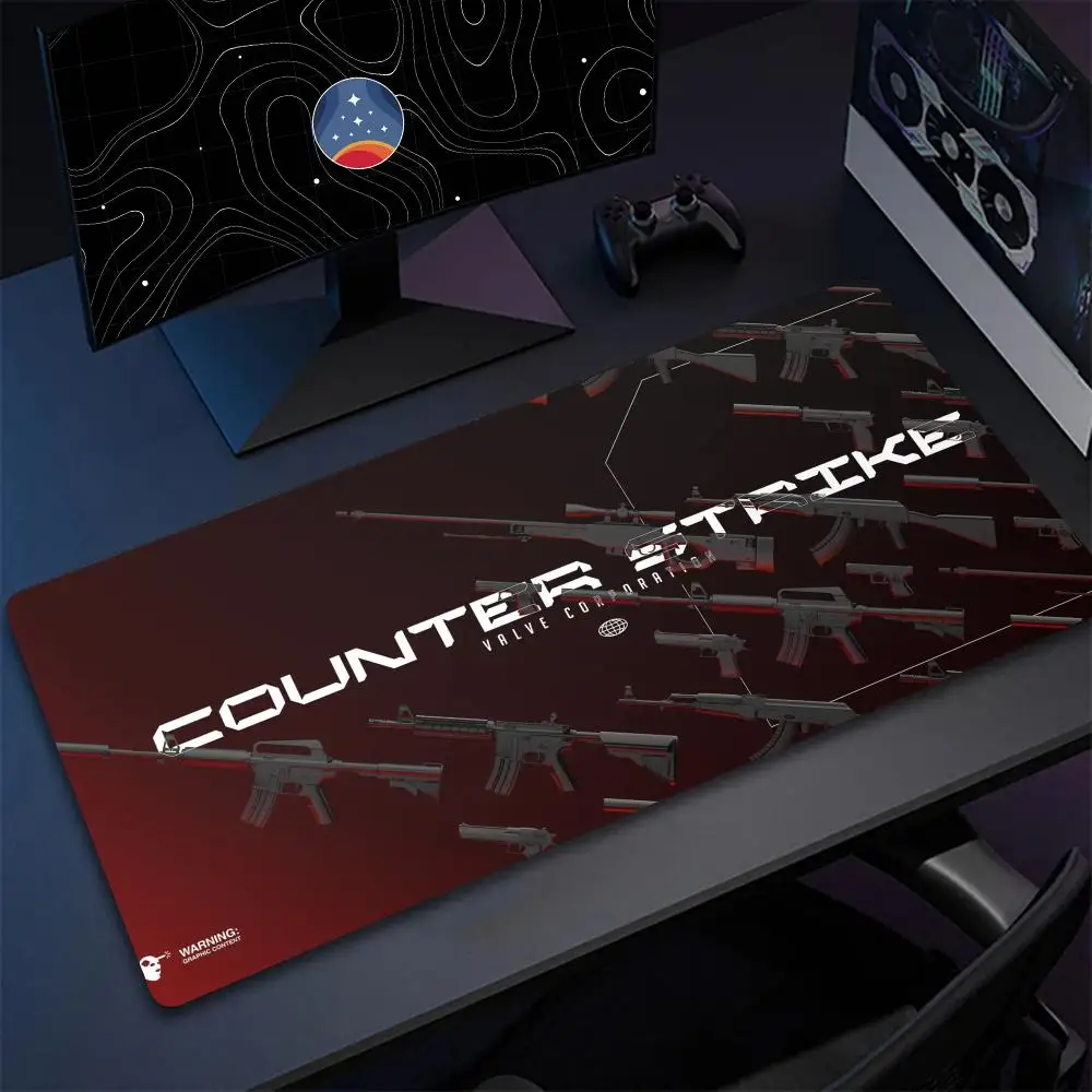 Popular tactical shooter Counter-Strike 2 Mousepad Office Large Mouse PC Computer Game Keyboard Rubber Anti-Slip Mice Mat Big