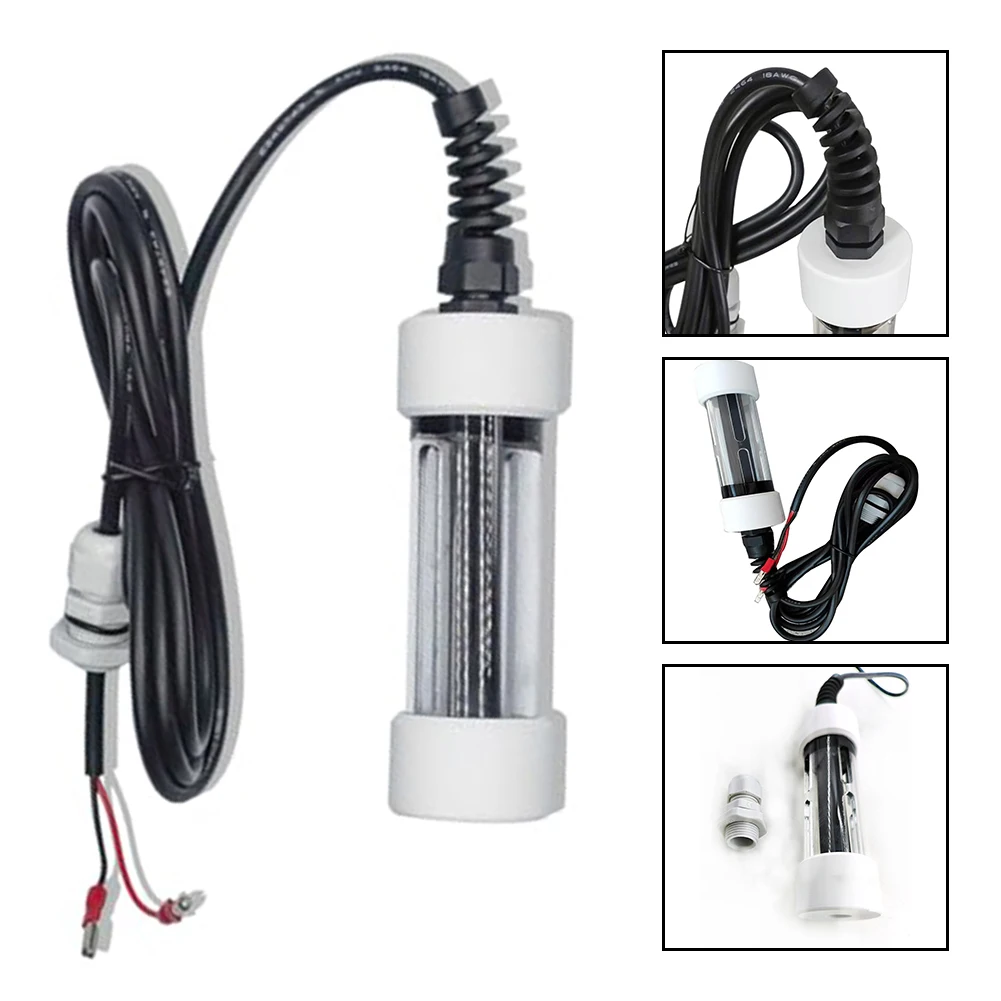 Compatible Spa Parts Replacement Salt Cell Home Spa Use Pass-Through Fitting Plug-and-Play Installation Reliable Spa Use