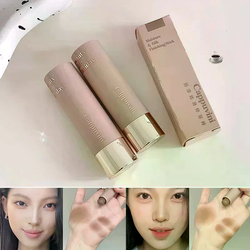 ترطيب ماتي المخفي كونتور عصا السلس دائم ثلاثية الأبعاد الأنف الظل مقاوم للماء الوجه تسليط الضوء على سطع كونتور ماكياج