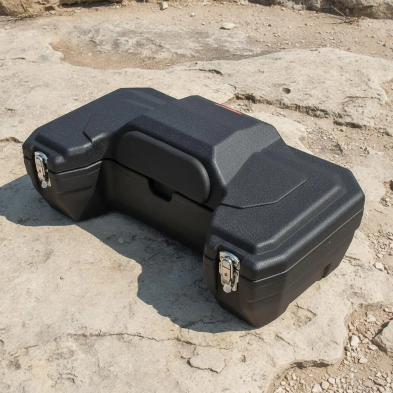ATV Rear Storage Box Weatherproof Rear Storage Box with Rain-Sealing Closure Secure Latching Dust-Proof