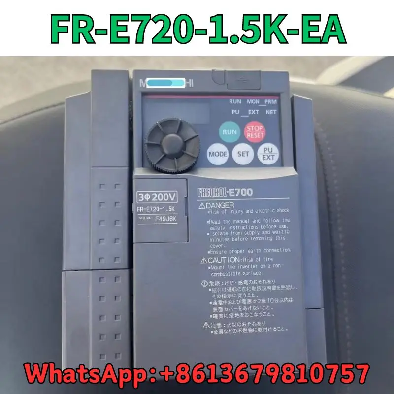 

Used Frequency converter FR-E720-1.5K-EA test OK Fast Shipping