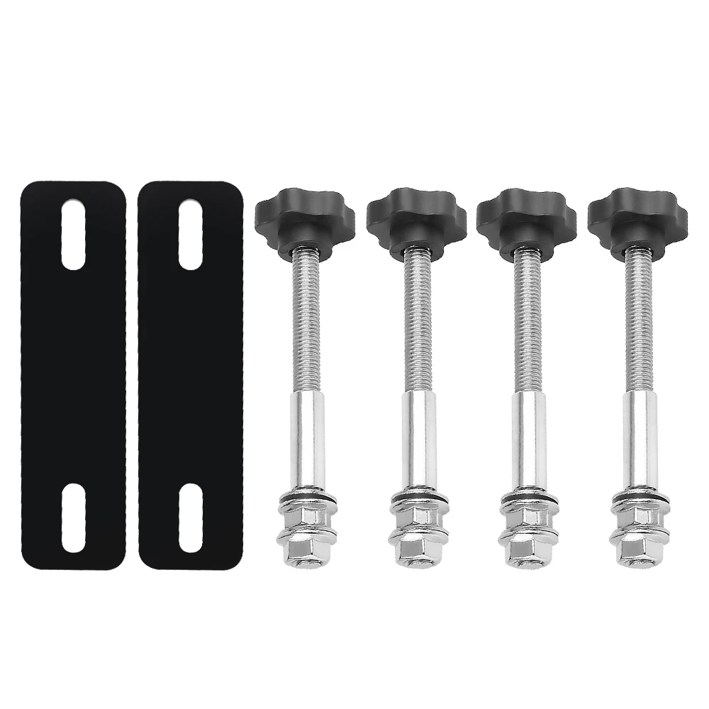 Universal For Recovery Tracks Car Mounting Pins Base Plates Kits with 4.72