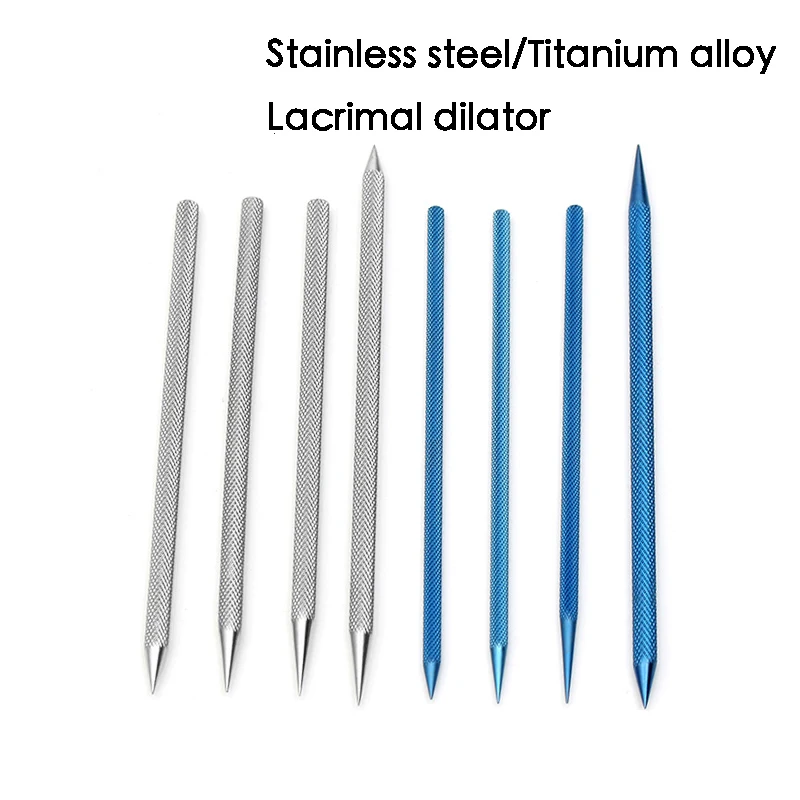 Titanium Alloy Tear Spot Dilator, ferramenta microscópica, Cone longo, médio e curto