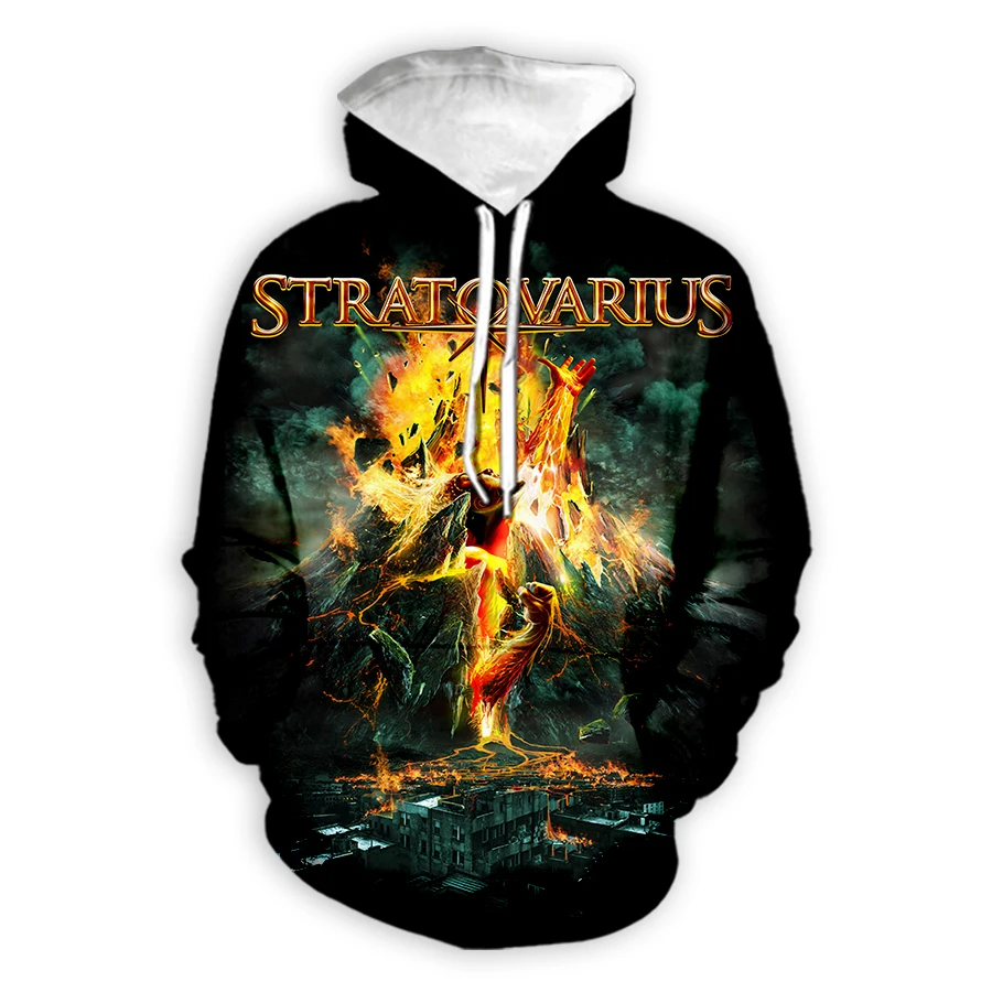 Stratovarius Hoodie 3D Print Hooded Men/Women Sweatshirt Unisex Streetwear Pullover Casual Tracksuits