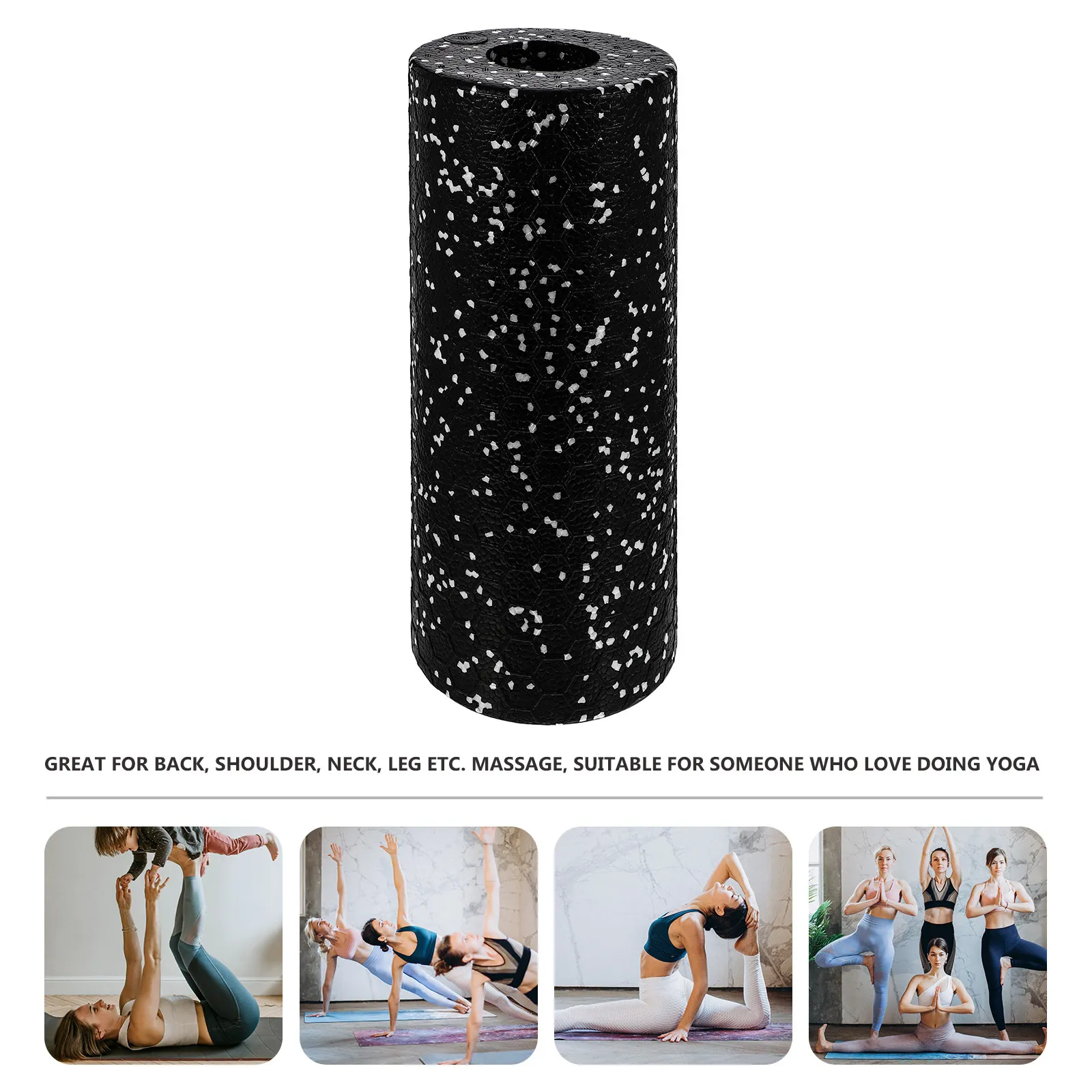 Yoga Column Roller Premium Material Multi-Functional Fitness Massage Tool for Yoga Recovery Pain Relief Lightweight