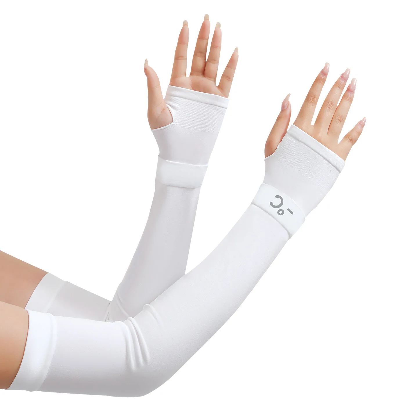 ZML sunscreen ice silk sleeves summer UV protection cool breathable sleeves integrated sunscreen ice sleeves