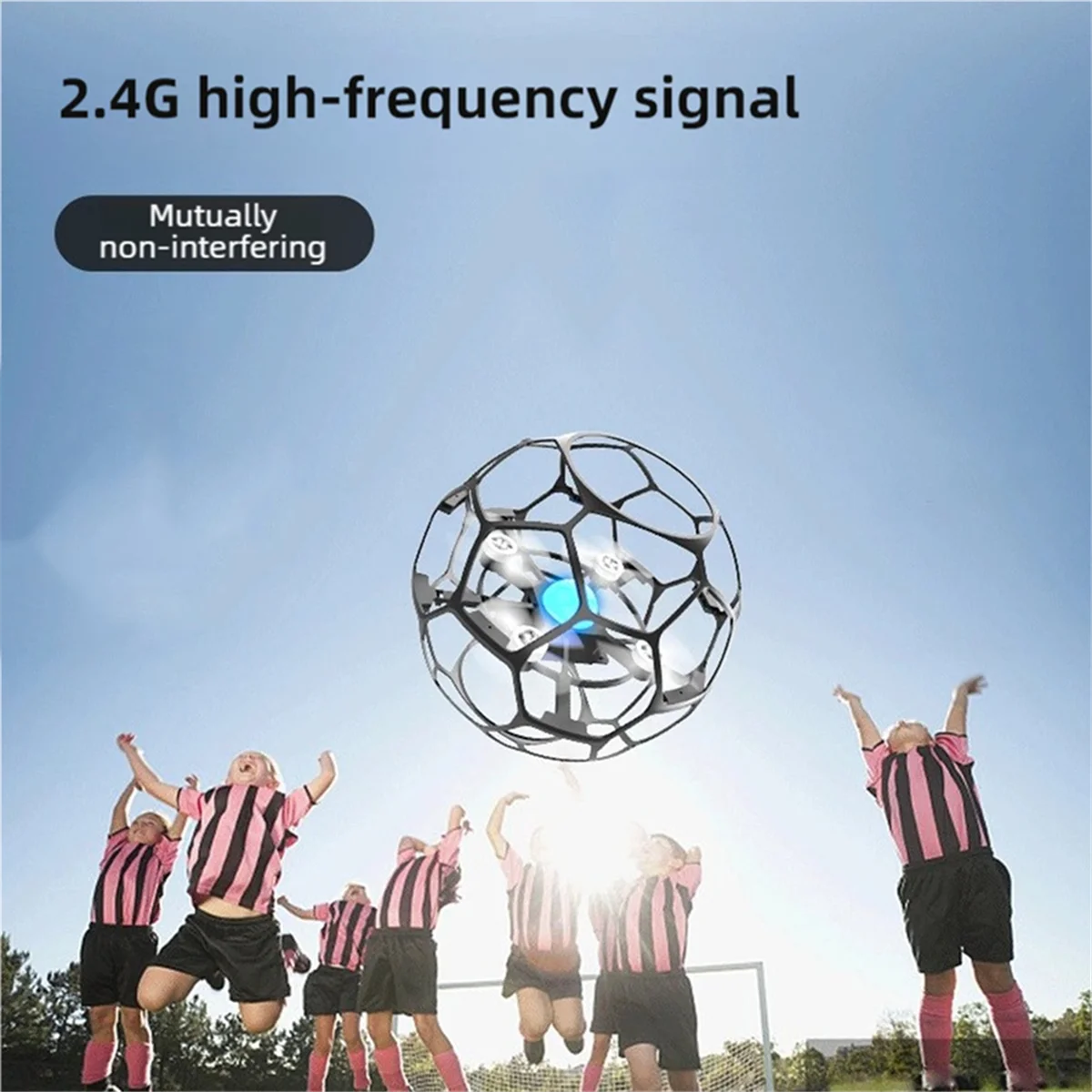 

2,4G футбольный дрон с дистанционным управлением, детский тренировочный радиоуправляемый дрон, игрушки, профессиональный гоночный дрон с HD FPV для детей