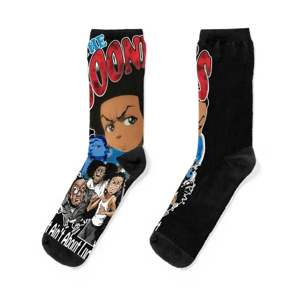 Boondocks comedy sitcom Socks Men's japanese fashion compression hiphop Men's Socks Luxury Women's