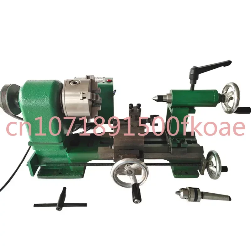 

220V/350W Micro Instrument Lathe Milling Machine 3 Jaw 80 Chuck Metal Instrument Diy Home Bench Grinder Lathe Tool