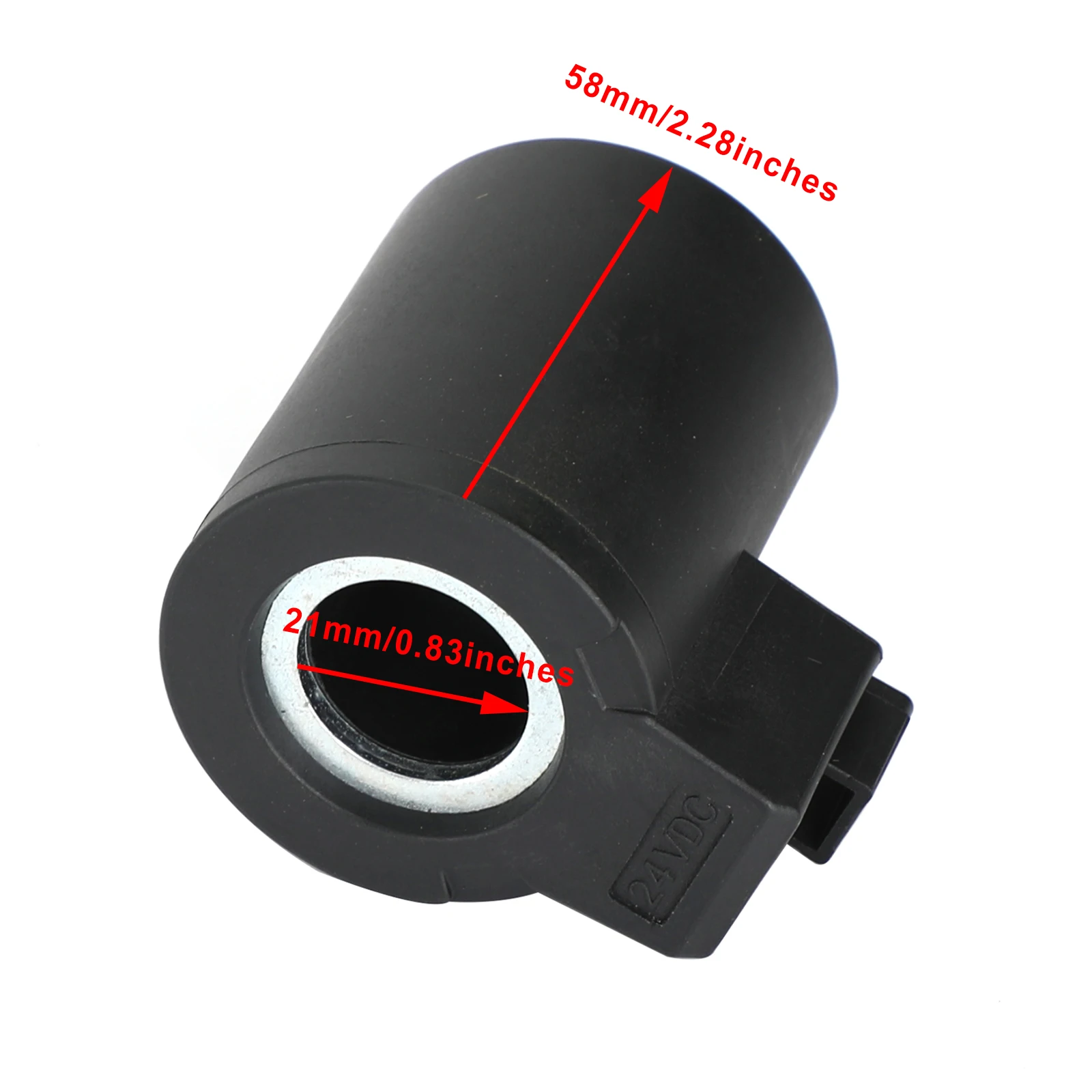 Areyourshop 24V 14550884 Electronic Injection Solenoid Coil For Volvo Excavator EC210 EC240