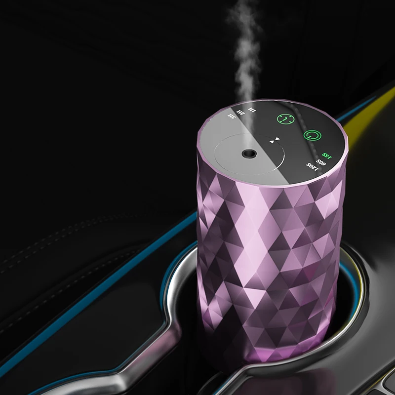 

Aluminum Alloy Car Aroma Diffuser Smart Fragrance Machine Two-Fluid Spray Aroma Machine Fully Automatic Diffuser Home Fragrance