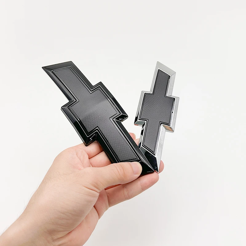 1 قطعة 20.7 سنتيمتر ABS شعار السيارة الأمامي شواء المصد الخلفي الذيل الباب الجذع شعار ملصق اكسسوارات التصميم لشروليه شارة كابتيفا