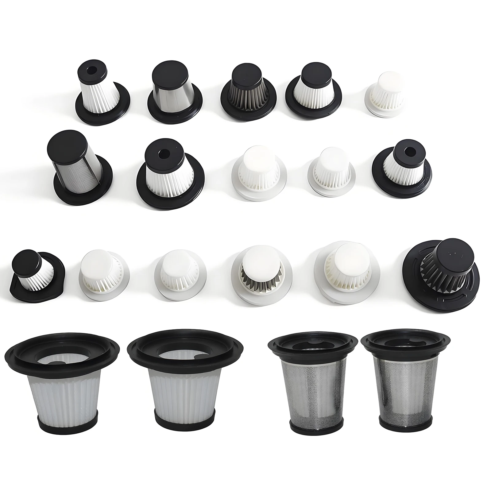 Vacuum cleaner filter cartridge HEPA Handheld vacuum cleaner accessories with stainless steel non-woven fabric filter element