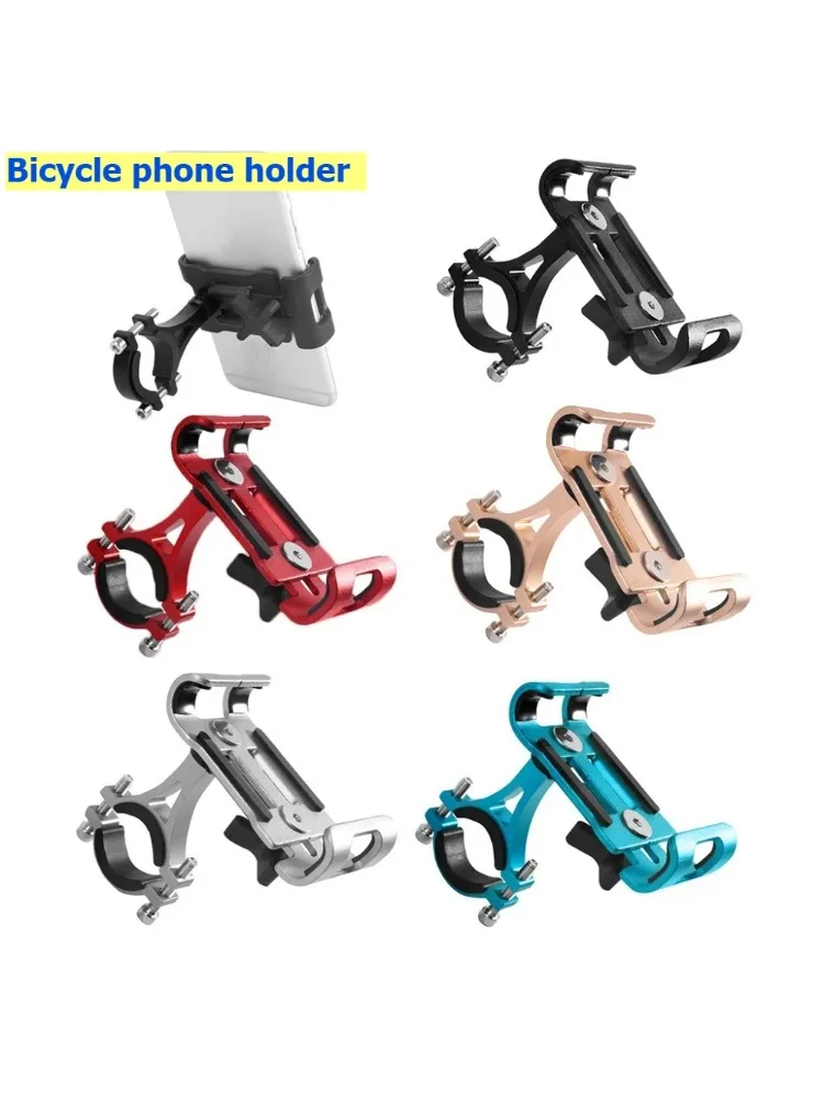 AliExpress NONE Motorcycle Bicycle Phone Holder Aluminum Alloy 360 Rotate Anti-slip Bracket Support GPS Clip Bike Phone Stand for iPhone Xiaomi