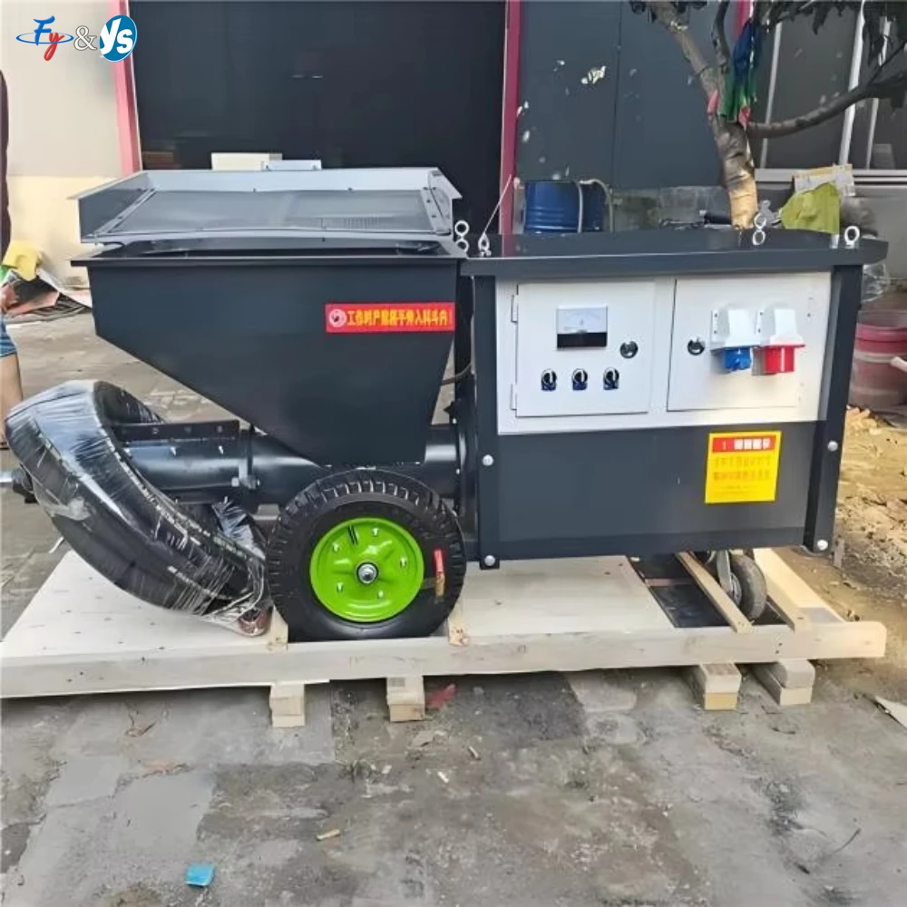 Mortar Spraying Machine 711 Cement Plaster Machine for Construction Diesel Cement Fully Automatic Mortar Wall Spraying Machine