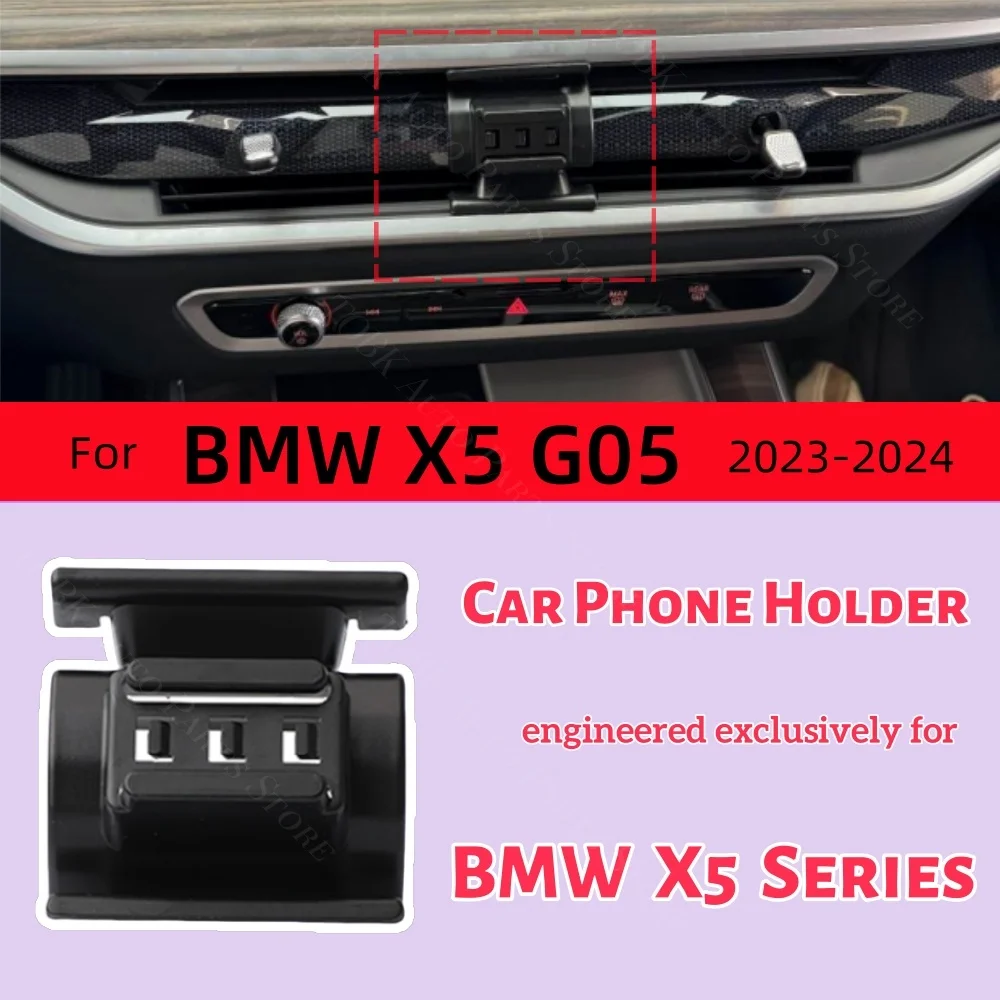 

Magnetic Phone Holder for BMW X5 G05 2023 2024 Wireless Charging Special Fixed Bracket Base MagSafe Mount Accessoires