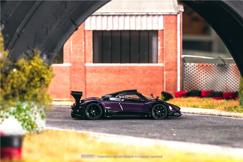 Tarmac Works 1:64 Pagani Zonda R Viola PSO Diecast รุ่นรถ