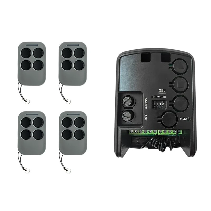 X12A-AC220V Garage Door Control Board Universal 4X Remote Control Tubular Motor Reciever Receiver Shutter Motor Control Panel