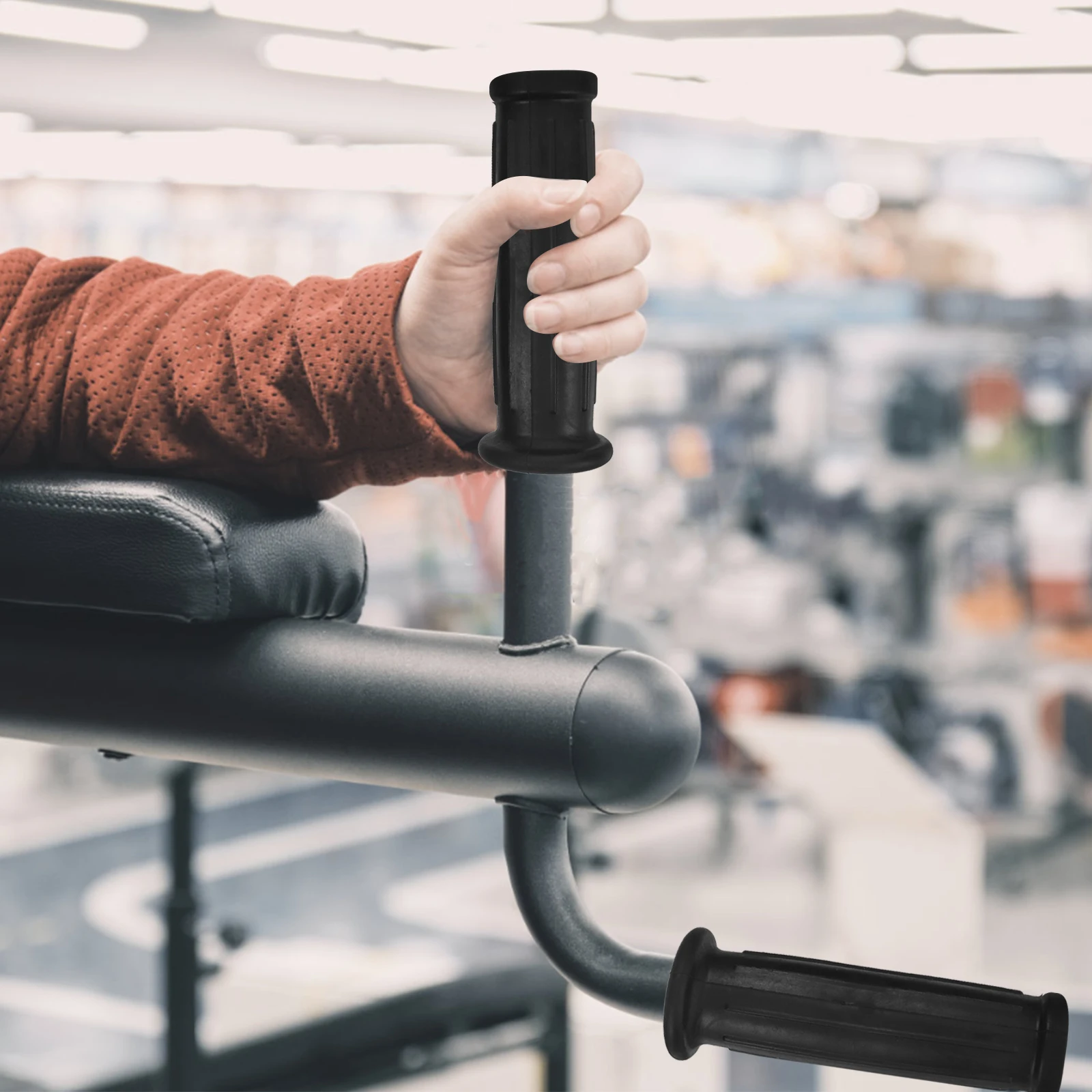 

Grip Handle Replacement Protective Sleeves Non Slip Shock Absorption Universal Fit For Home Gym Replacement Covers Gym