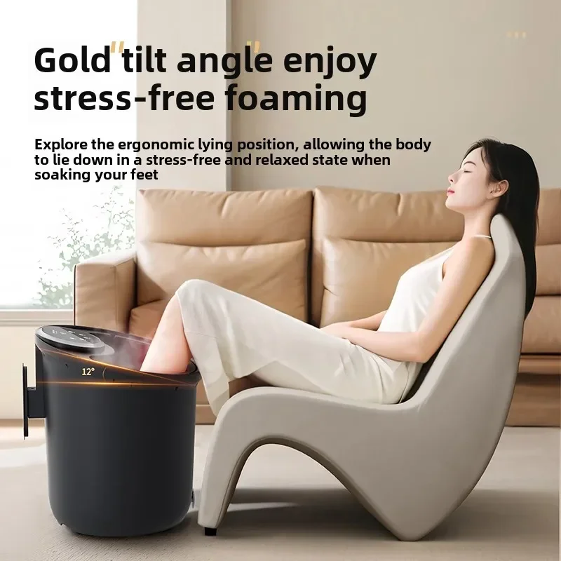 Fully Automatic Constant Temp Massage Foot Bath Tub Household Relax Foot Soak Basin