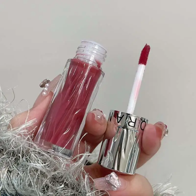 HERORANGE Water Glossy Lip Glaze, Non-Fading, Non-Stick, Hydrating, Moisturizing, Super Pigmented, Long-Lasting, Christmas Gift