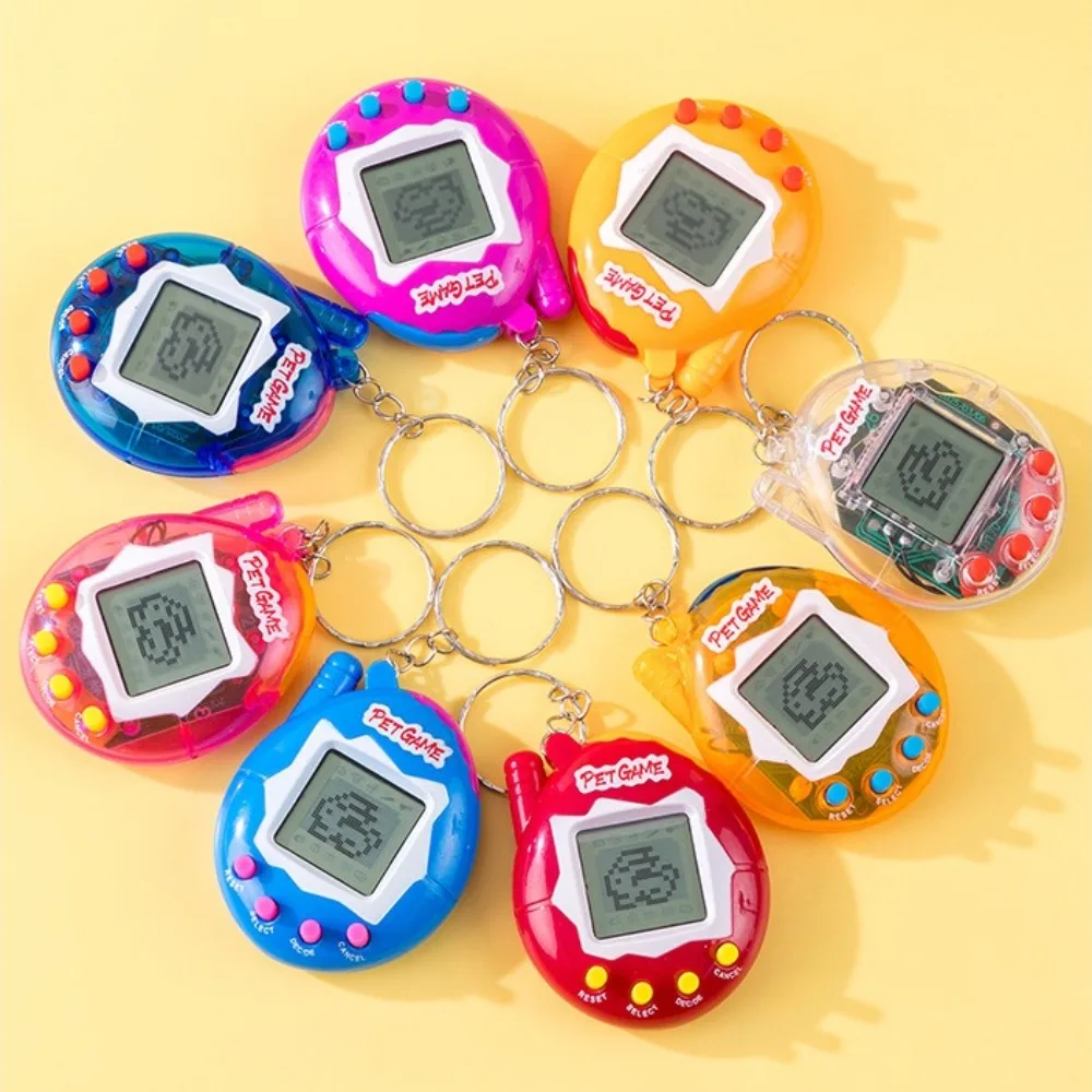 

1PC Transparent Electronic Pets Tamagotchi Nostalgic 168 Pets In One Virtual Cyber Digital Nostalgic Funny Toys Pixel Funny Play