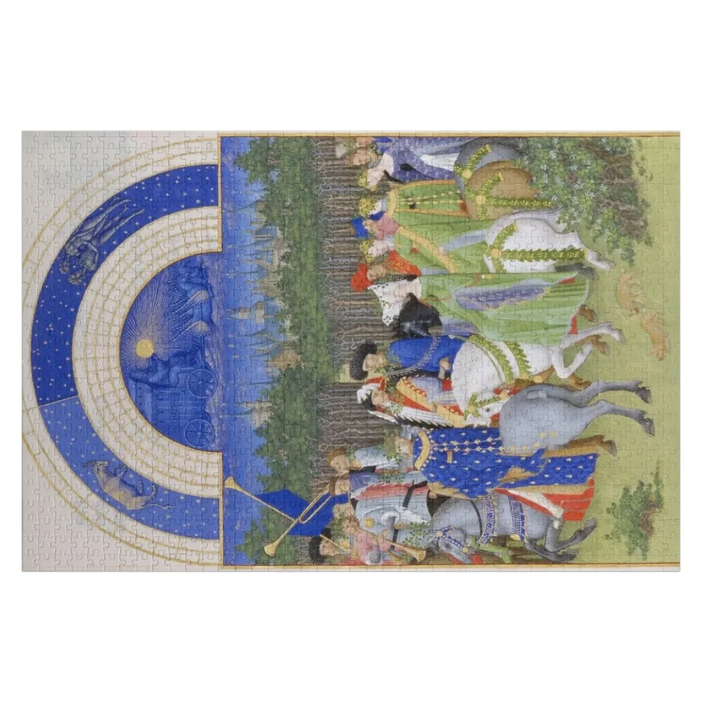 Les Très Riches Heures du duc de Berry 15th Century by Frères de Limbourg Jigsaw Puzzle Custom Photo Christmas Gifts Puzzle